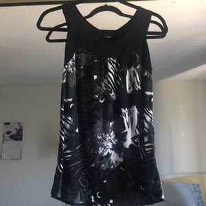 Black and white work top